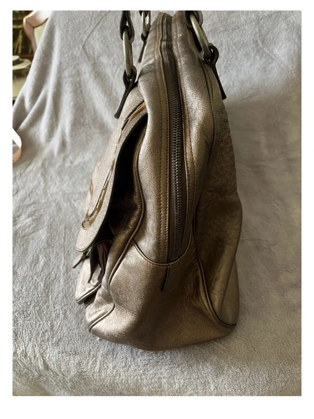 Dior large gaucho saddle bag
